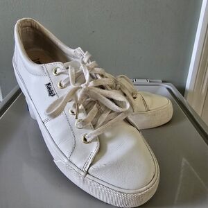 Keds Women's Jump Kick Duo Leather Sneaker, Size 8